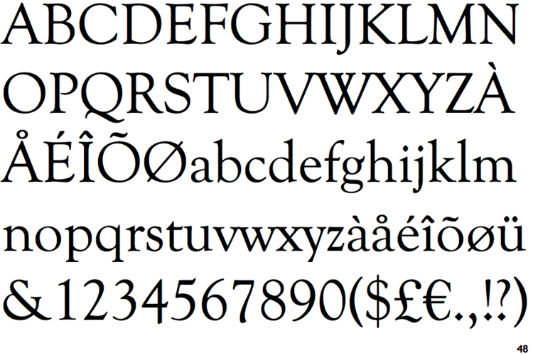 Goudy Old Style Identifont Goudy Old Style URW