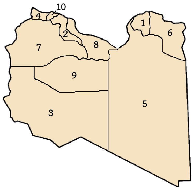 Governorates of Libya