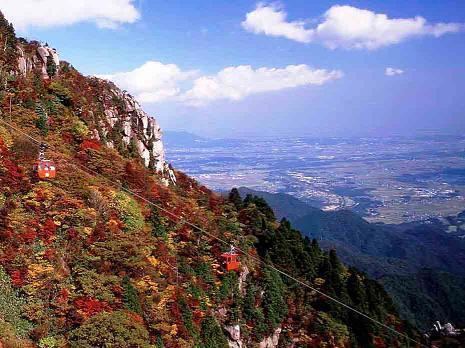 Gozaisho Ropeway Mt Gozaisho Dake Peak on Gozaisho Ropeway amp Yunoyama Spa Komono