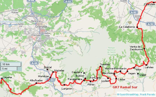 GR7 path Hiking in Spain GR7 Trail Guide