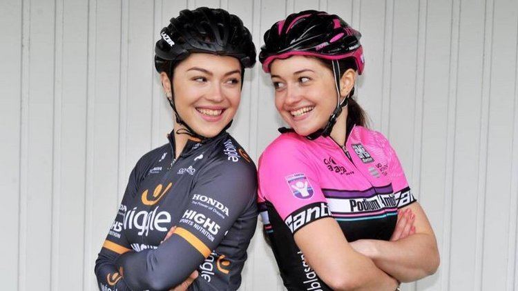 Grace Garner Cycling sisters Lucy and Grace Garner went headtohead in