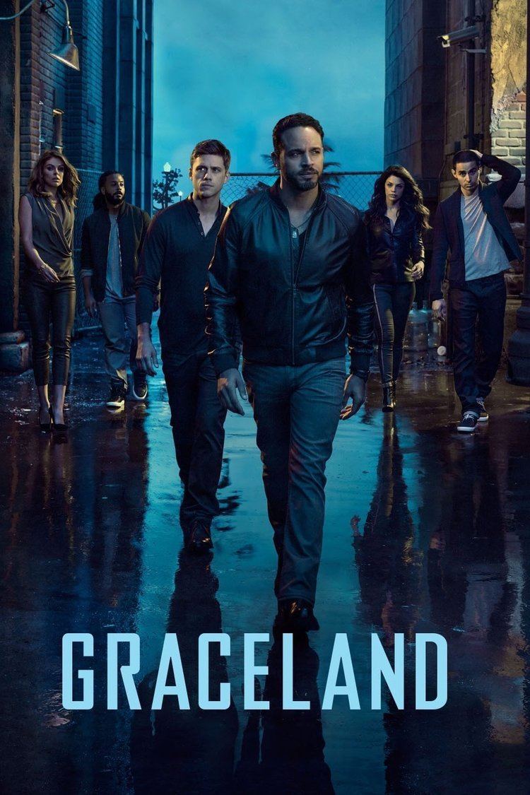 The poster of Graceland, a TV series