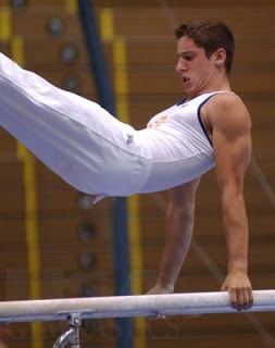 Graham Ackerman University of California gymnast Graham Ackerman won three NCAA