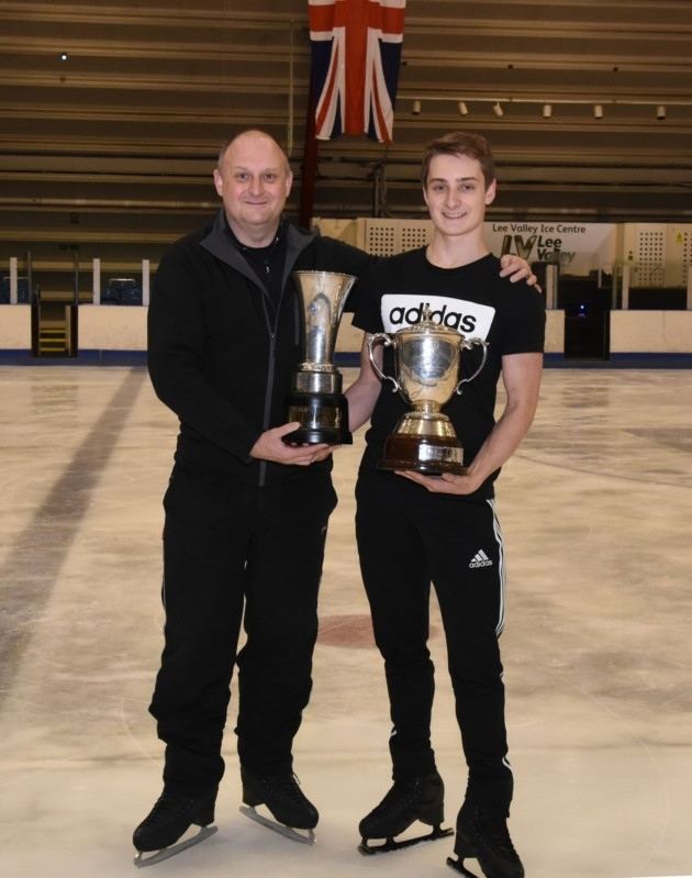 Graham Newberry Collier Row father and son share ice skating passion and top