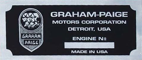 Graham Page cartypecompics3029smallgrahampaigeplaquejpg