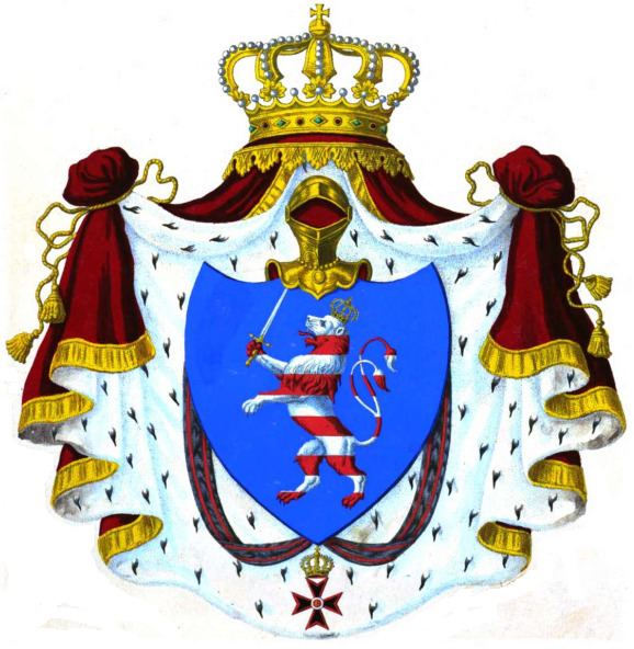 Grand Duchy of Hesse FileCoat of arms of Grand Duchy of Hesse and by Rhine 1846png