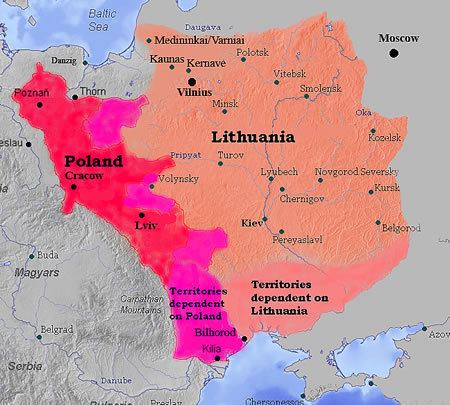 The Grand Duchy of Lithuania in 1387
