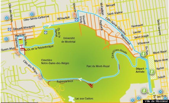Grand Prix Cycliste de Montréal Grand Prix cycliste de Montral 2016 la carte des rues fermes
