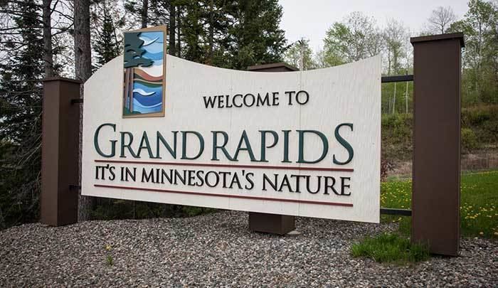 Grand Rapids, Minnesota cityofgrandrapidsmncomimagesslidesentrancesig