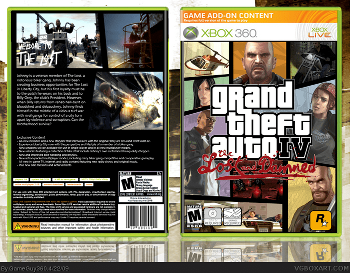Grand Theft Auto: The Lost and Damned vgboxartcomboxes36028720grandtheftautoivt
