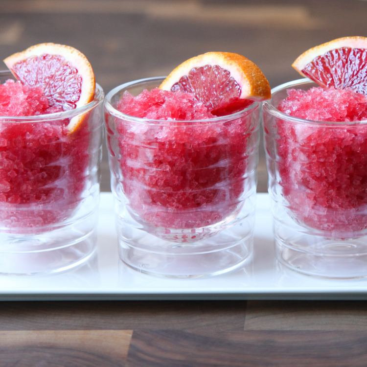 Granita Blood Orange Aperol Granita A Modest Feast