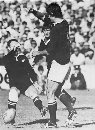 Grant Batty 1976 All Black tour Fourth test This picture shows Grant