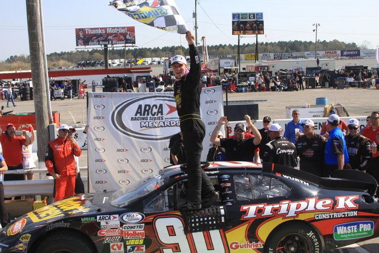 Grant Enfinger Enfinger wins ARCA Mobile 200 in dominating fashion ARCA