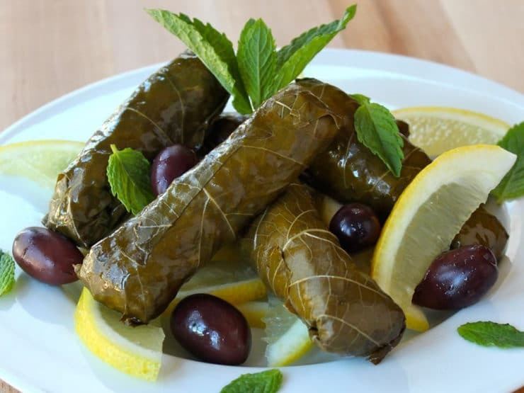 Grape leaves toriaveycomimages201110StuffedGrapeLeavesC