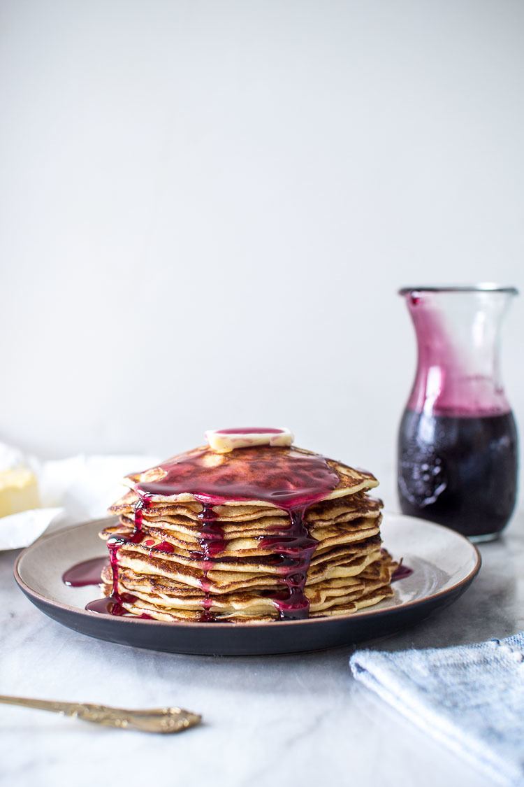Grape syrup Flourishing Foodie Pancakes with Concord Grape Syrup