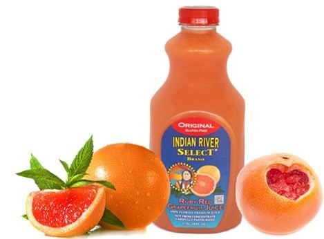 Grapefruit juice Get the Indian River Select Brand Grapefruit Juice Diet Indian