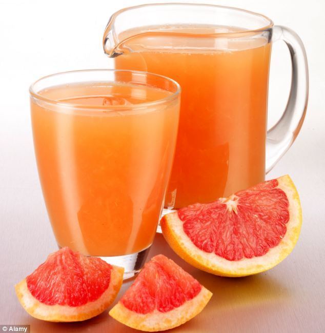 Grapefruit juice Grapefruit warning Doctors says it can cause a dangerous reaction