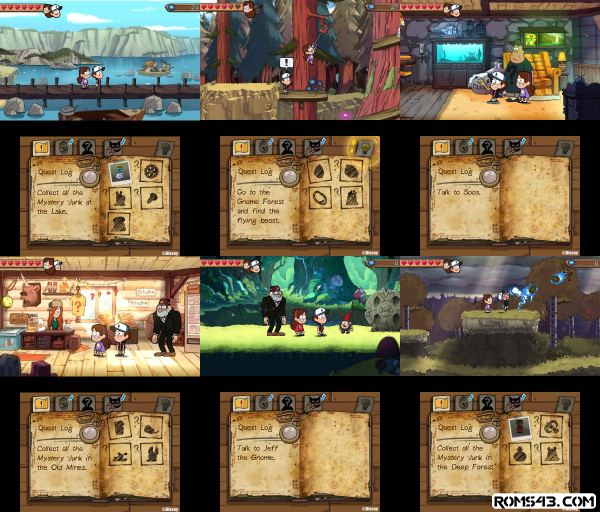 Gravity Falls: Legend of the Gnome Gemulets Gravity Falls Legend of the Gnome Gemulets 3DS1373 Download For
