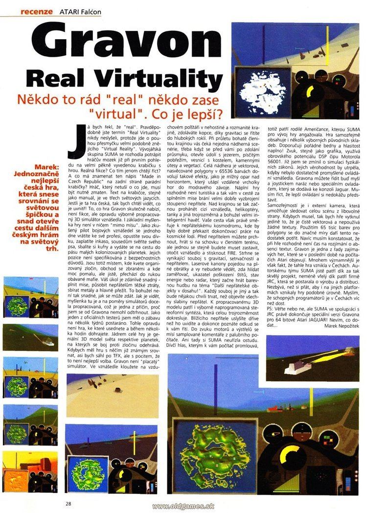 Gravon: Real Virtuality wwwoldgamesskimagesmagazinelevel199505leve