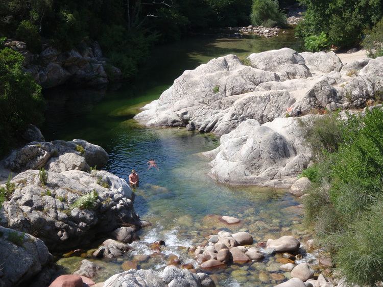 Gravona Baignade dans la Gravona