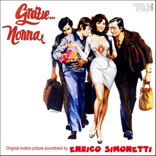 Movie poster of Grazie Nonna, a 1975 Italian coming-of-age film.