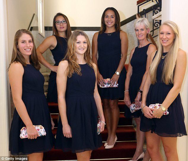 Great Britain Fed Cup team Watson and Konta give Great Britain the perfect start in Fed Cup
