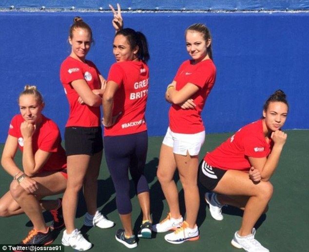 Great Britain Fed Cup team Jo Konta blow for Great Britain as captain Judy Murray39s No 1ranked