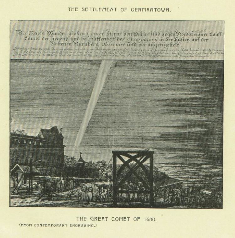 Great Comet of 1680 The Great Comet of 1680