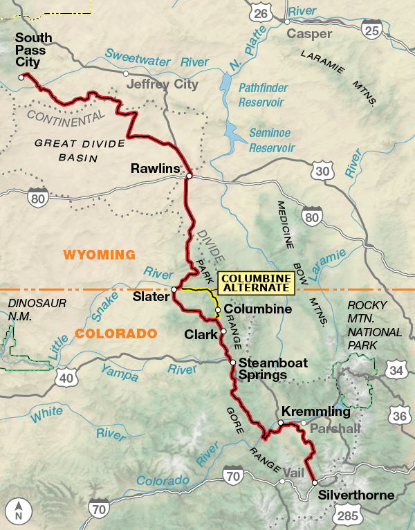 adventure cycling route network