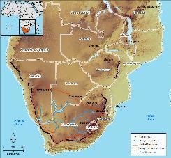 Great Escarpment, Southern Africa Geomorphology OrangeSenqu River Awareness Kit