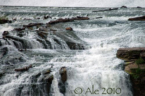 Great Falls (Missouri River) The Great Falls of the Missouri Standing on an island in t Flickr