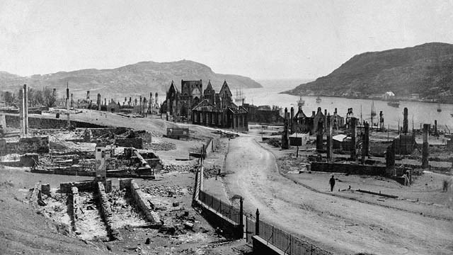 Great Fire of 1892 Photos of the aftermath of The Great fire of 1892 NL Historyquot by