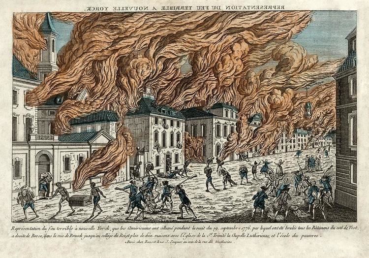 Great Fire of New York (1776) Great Fire Of New York 1776 Photograph by Science Photo Library