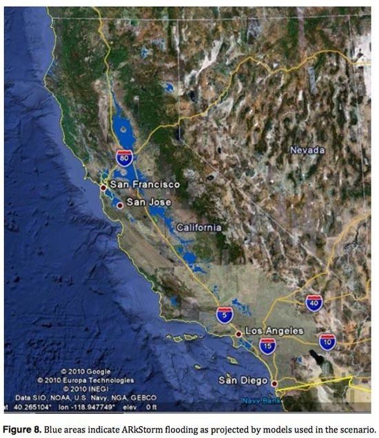 Great Flood of 1862 California39s Superstorm The USGS ARkstorm Report and the Great