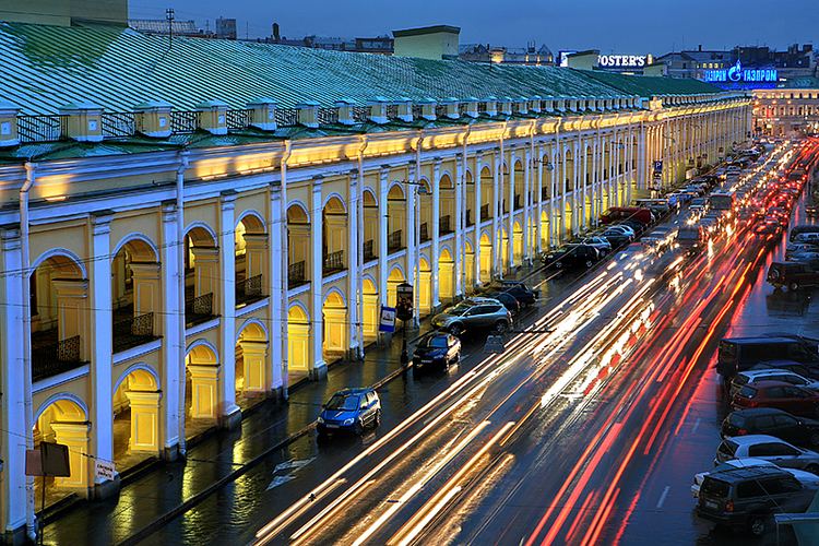 Great Gostiny Dvor Bolshoy Gostiny Dvor in St Petersburg Russia