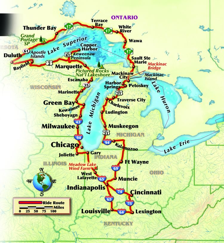Great Lakes Circle Tour 1000 images about Motorcycle Touring MidwestWest on Pinterest