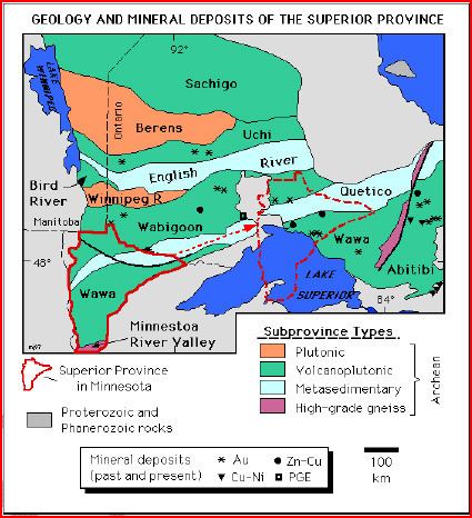Great Lakes tectonic zone