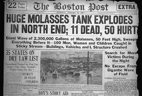 Great Molasses Flood Boston39s Great Molasses Flood of 1919 How One of America39s