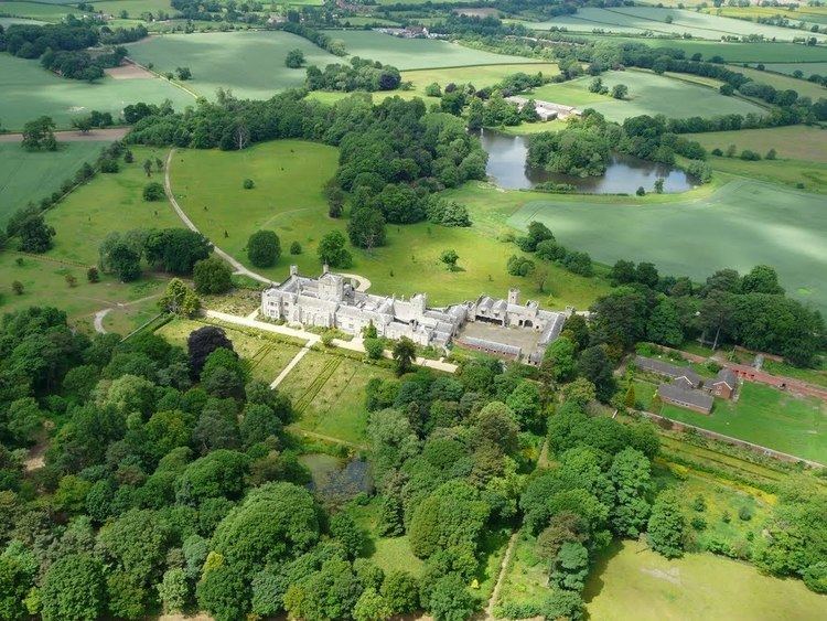 Great Moreton Hall Panoramio Photo of Great Moreton Hall from the air