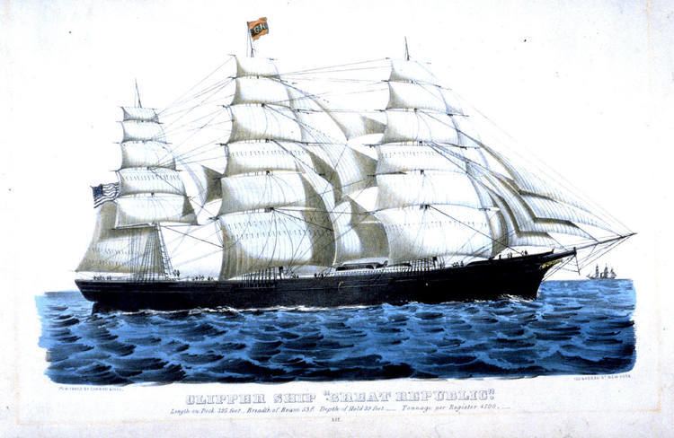 Great Republic FileNathaniel Currier Clipper Ship Great Republicjpg Wikimedia