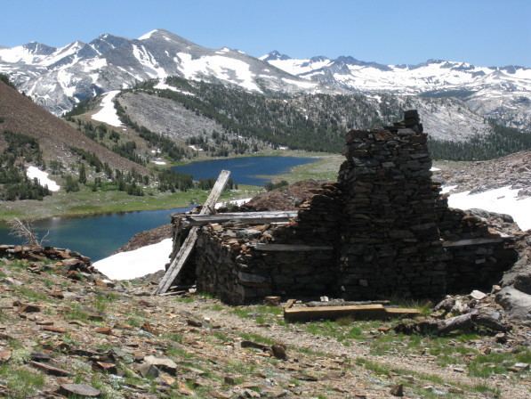 Great Sierra Mine Historic Site Gaylor Lakes and the Great Sierra Mine Mountain and Spirit