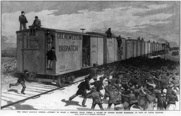 Great Southwest railroad strike of 1886