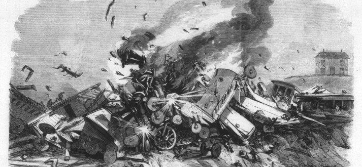 Great Train Wreck of 1856 Fort Washington Great Train Wreck 1856 Devastating Disasters