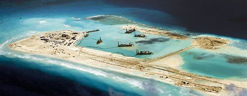 Great wall of sand US Navy alarmed at Beijing39s 39Great Wall of Sand39 in South China Sea