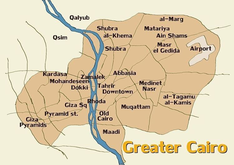 Greater Cairo Map and info about Greater Cairo Giza and Cairo Egypt