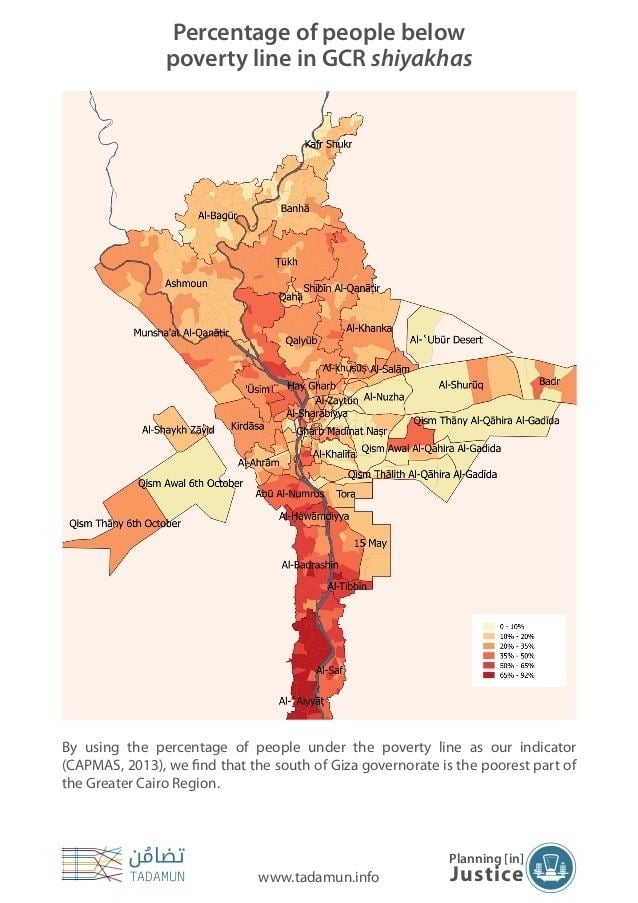 Greater Cairo Mapping spatial injustice in the Greater Cairo Region