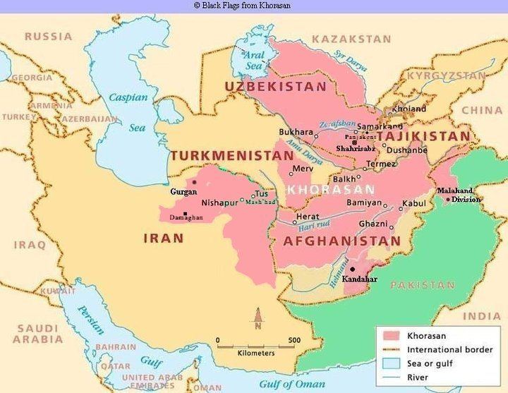 Map of Khorasan