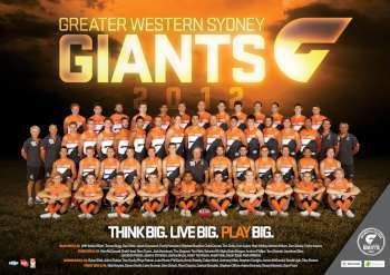 Greater Western Sydney Giants Greater Western Sydney Giants Premium Print 170130
