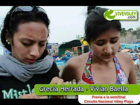 Grecia Herrada Vivian Baella y Grecia Herrada Previa a la semifinal Circuito