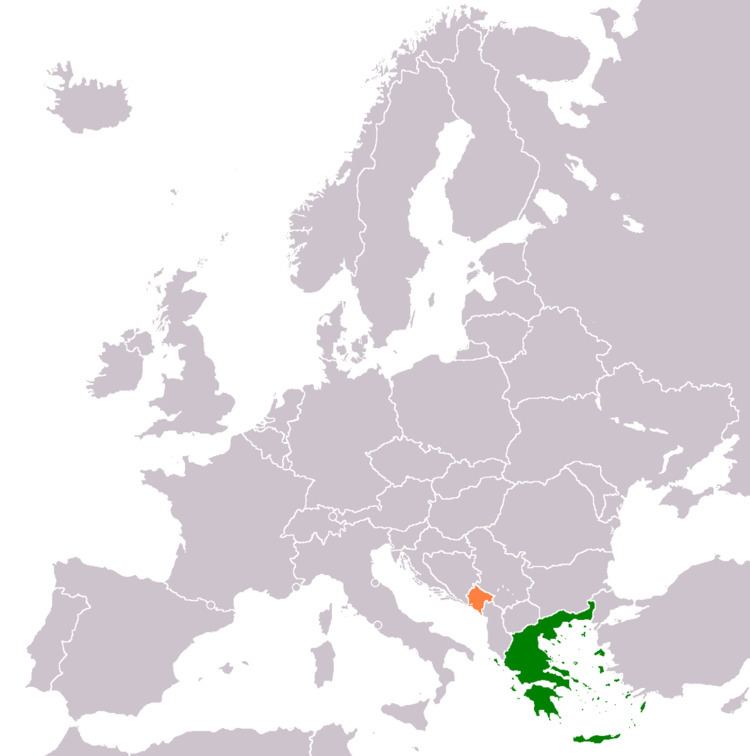 Greece–Montenegro relations